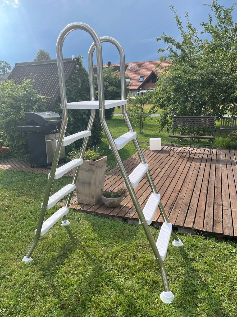 Poolleiter Edelstahl