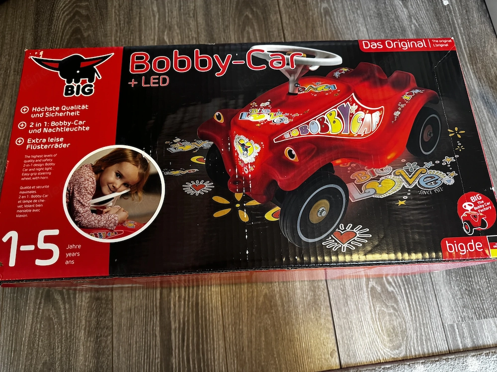 BIG Bobby-Car + LED   Originalverpackt & ungeöffnet!  