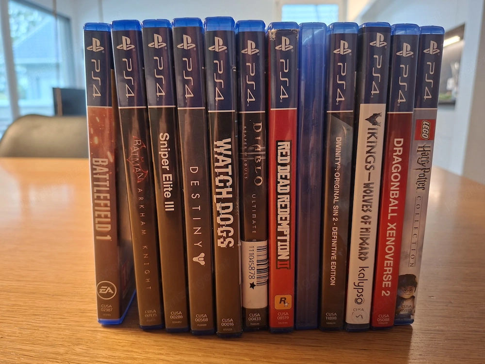 PS4 Spiele in gutem Zustand günstig zu verkaufen!