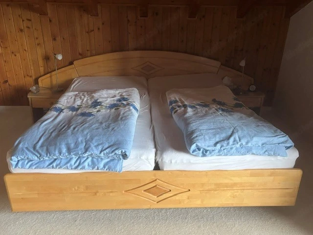 Doppelbett   Vollholz
