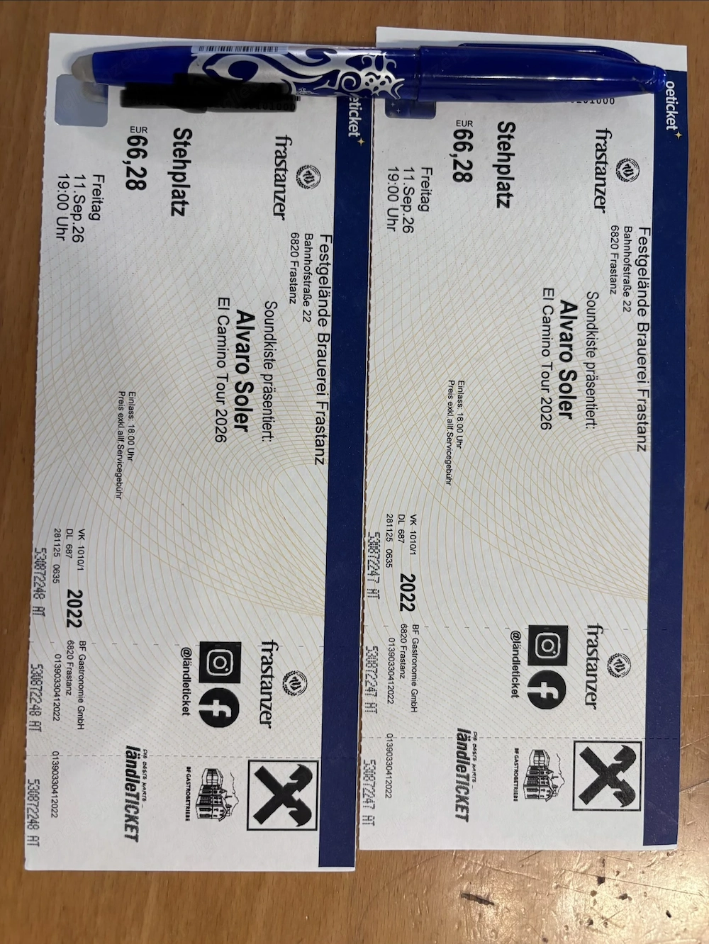 Alvaro Soler Konzert 11.September 