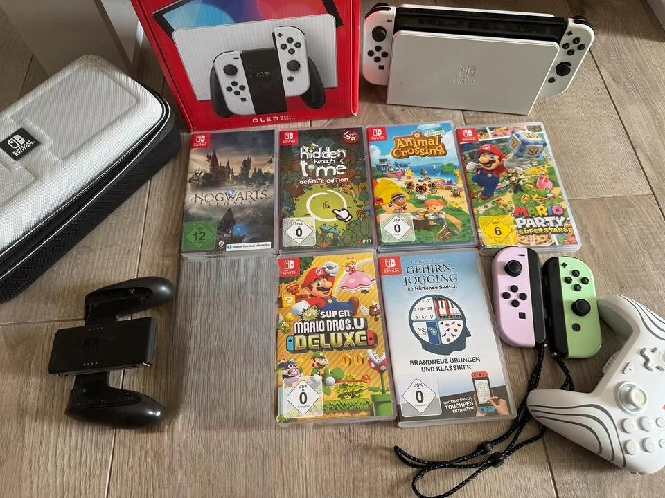  Nintendo Switch 2-Konsole mit Hülle + 10 Spielen