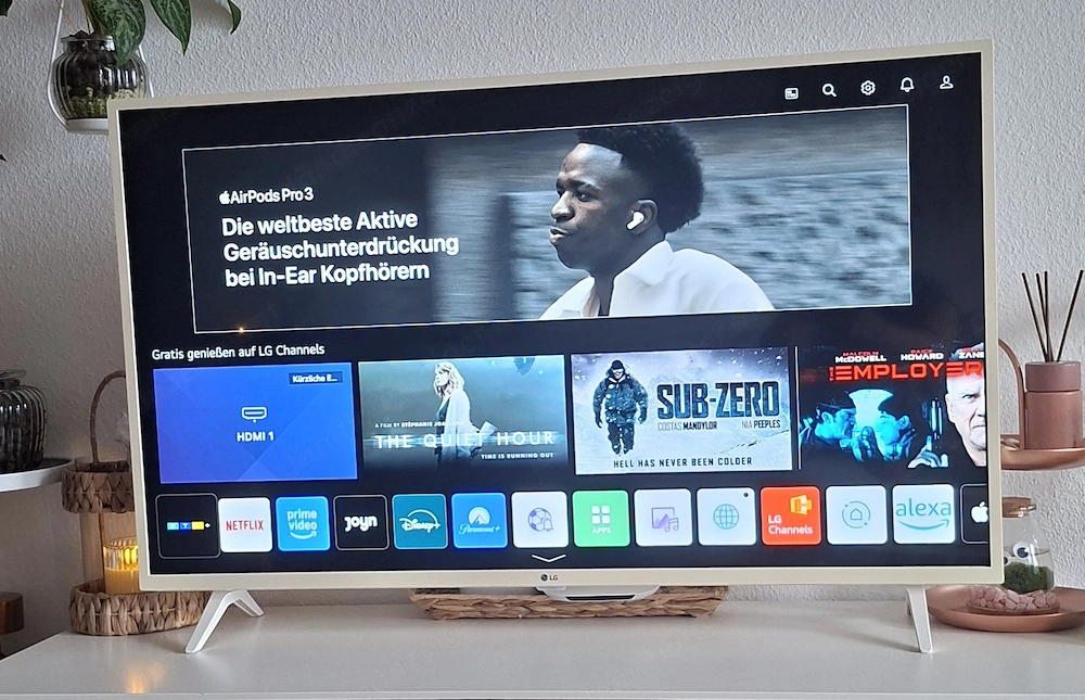 LG smart tv weiss