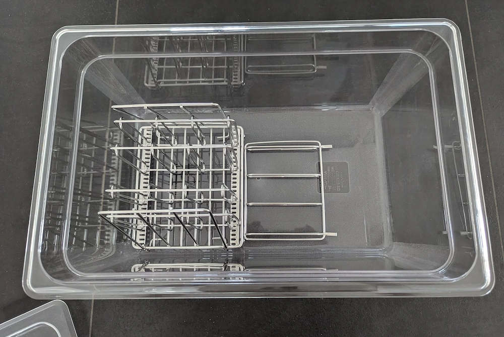 LIPAVI Sous Vide SYSTEM C15 - Deckel, Behälter und Gestell 