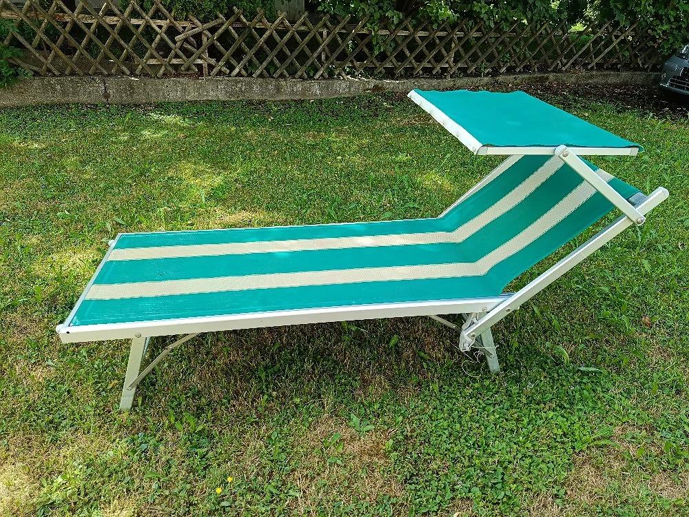 Original Italienische Strandliegen (Alu)