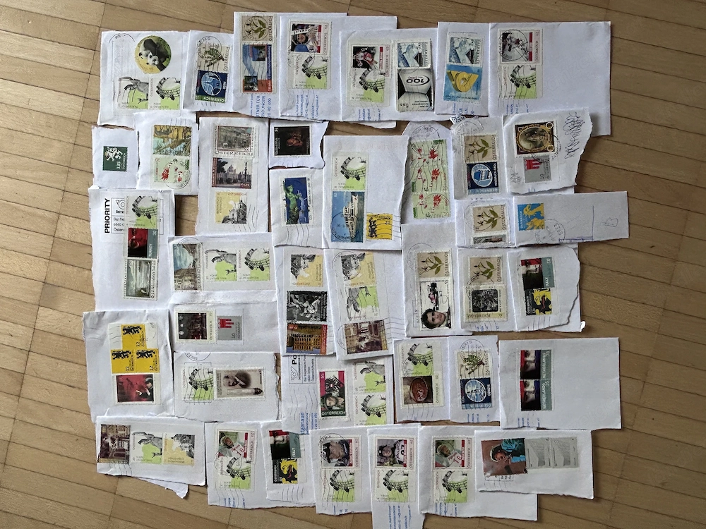 Briefmarken gestempelt