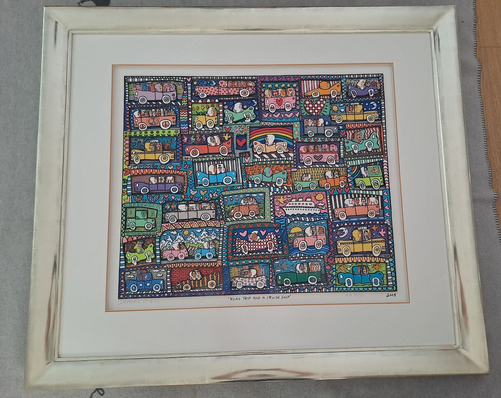 James Rizzi    Road Trip and a Cruise Ship    3D-Grafik AP 33 50
