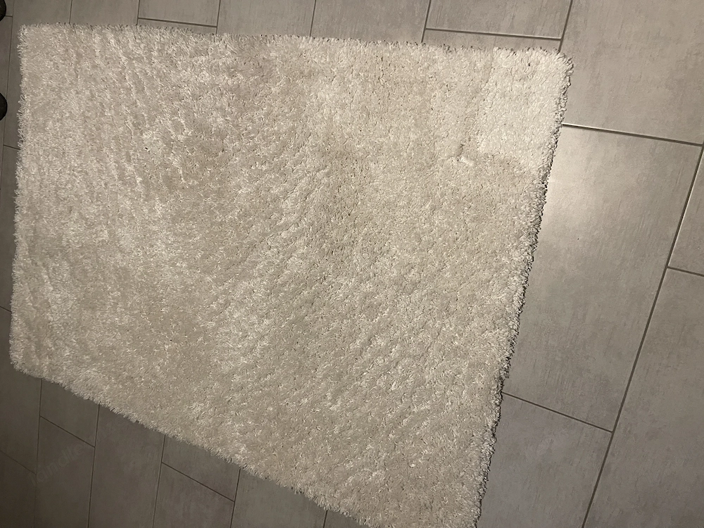 Teppich in weiss 120x170 zweimal