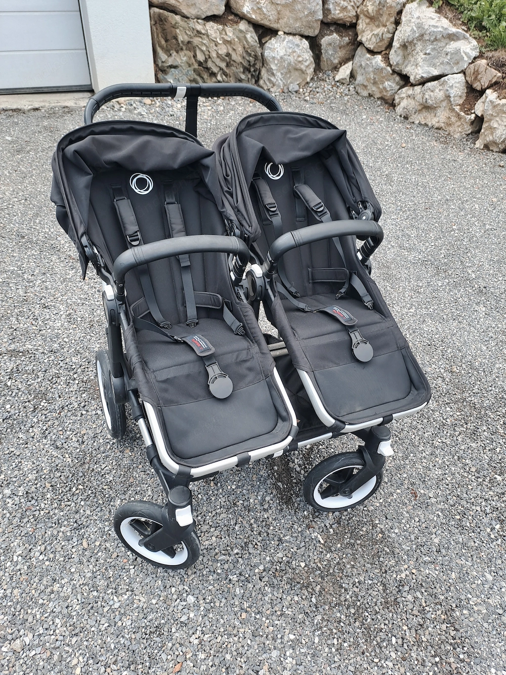 Bugaboo Donkey 3 Duo - Doppelkinderwagen mit 2 Sportsitzen und Babywanne