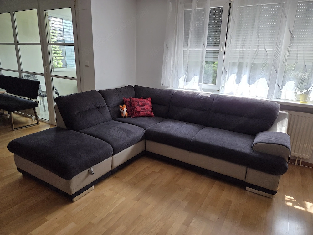 Wohnlandschaft   Ecksofa mit Schlaffunktion