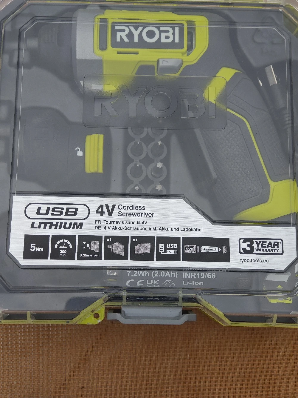Ryob  Akku Schrauber 4 V