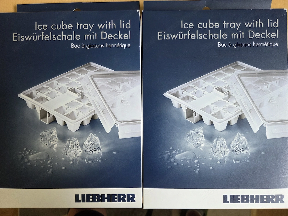 Original Eiswürfelschale mit Deckel "Liebherr" für Kühlschrank Gefrierschrank (NEU)