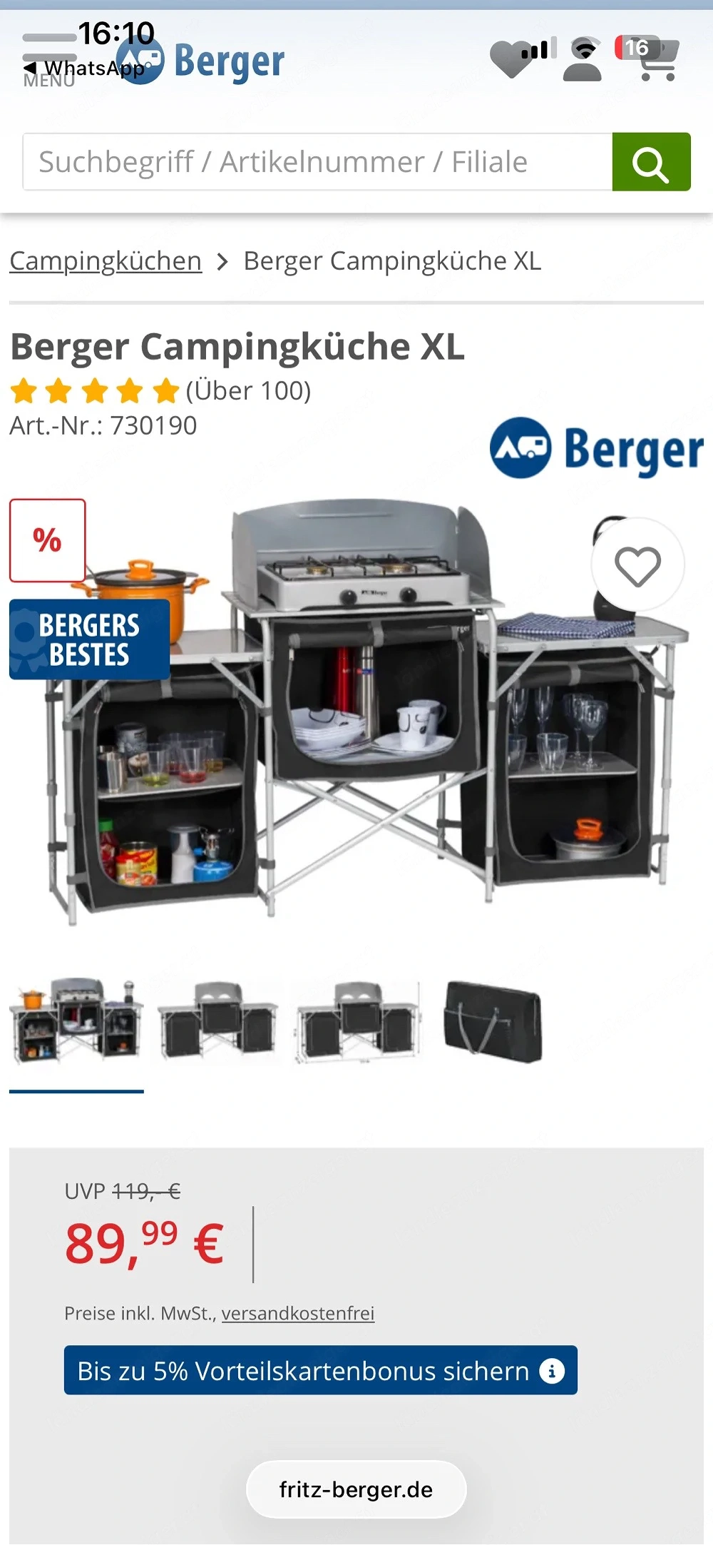 Campingküche