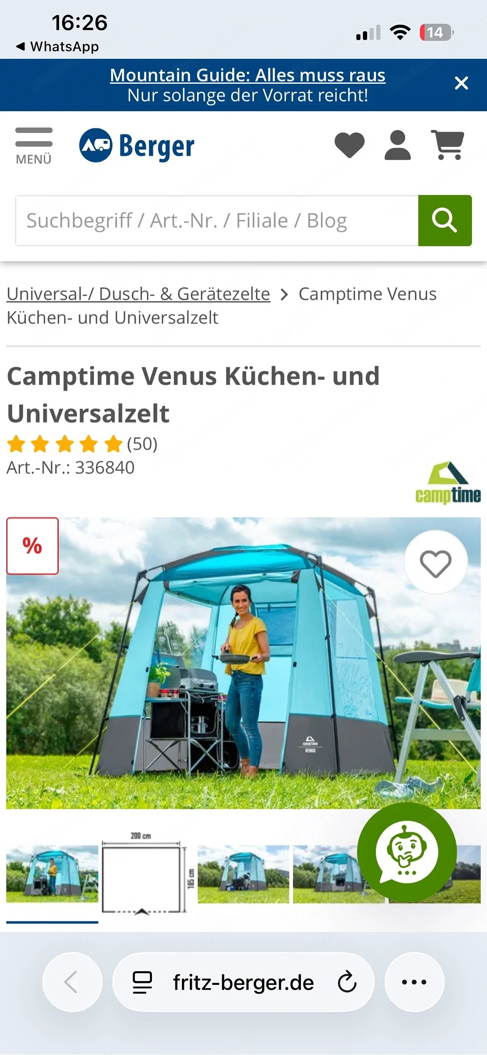 Zelt Camping
