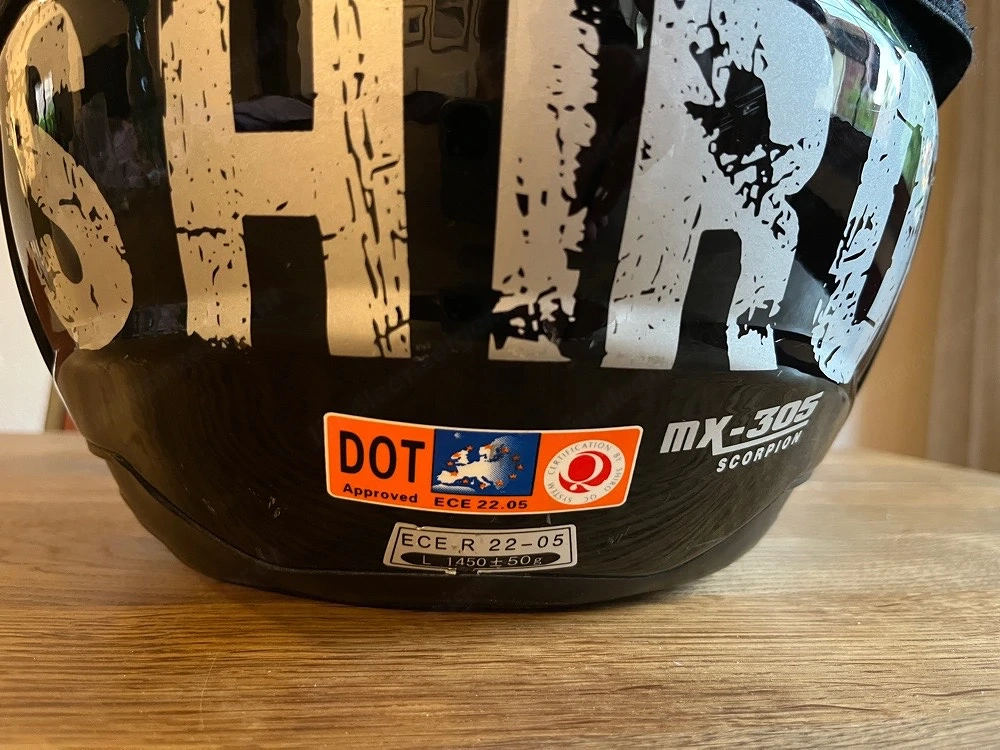 Mopedhelm, Crosshelm, Shiro, Mopedbrille