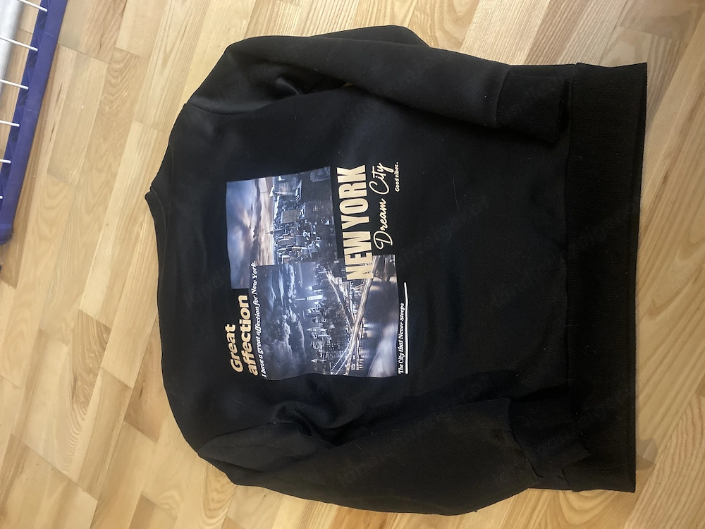 Kinder Hoody schwarz Gr. 140