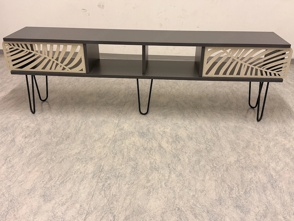 TV Board mit 2 Schiebetüren 