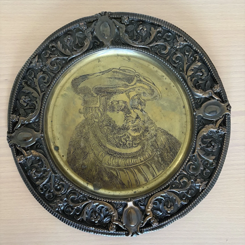 Antiker Wand- Teller oder Schale, 17. Jhd.