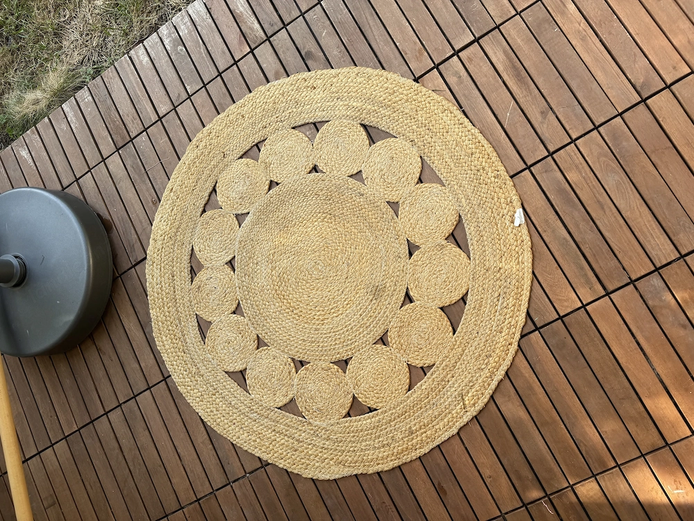 Boho Jute Teppich