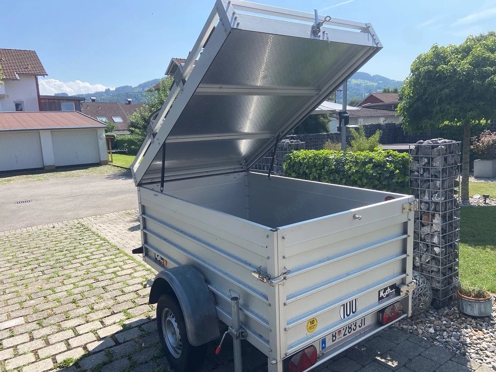 "Koch" Zentralachs-Kasten-Anhänger 750kg