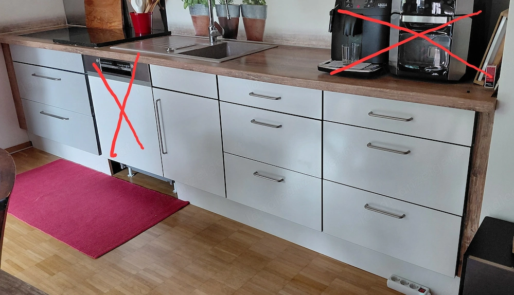 Küche gepflegt 