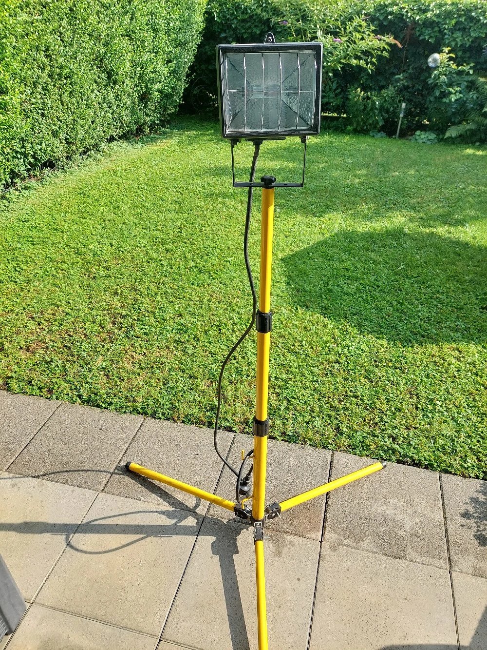 Lampe für den Bau