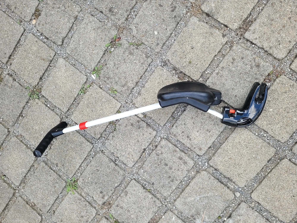 Schubstange mit Rückenlehne für Bobby Car