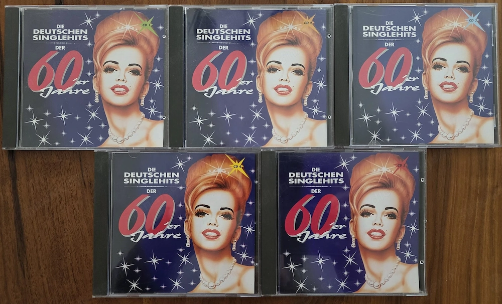 Deutsche Singlehits der 60er (5 CDs)