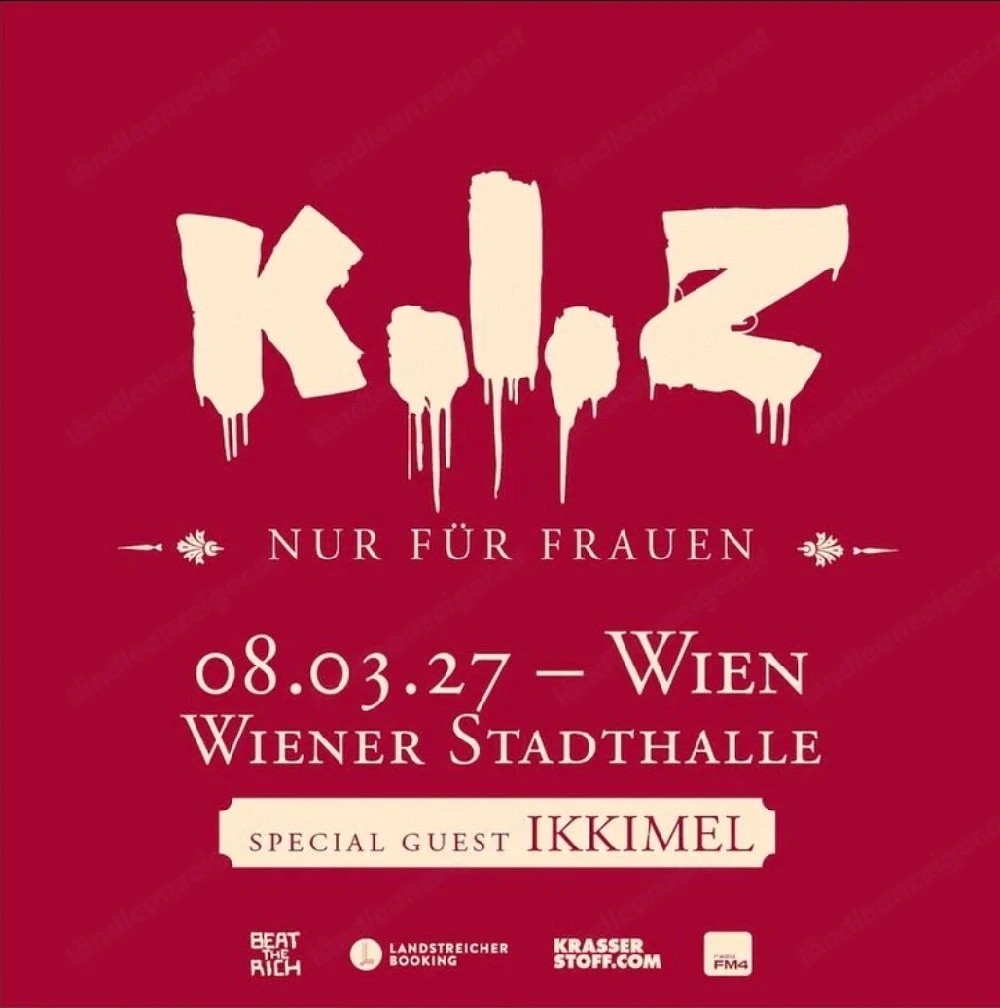 K.I.Z   Ticket für Wien (08.03.2027)