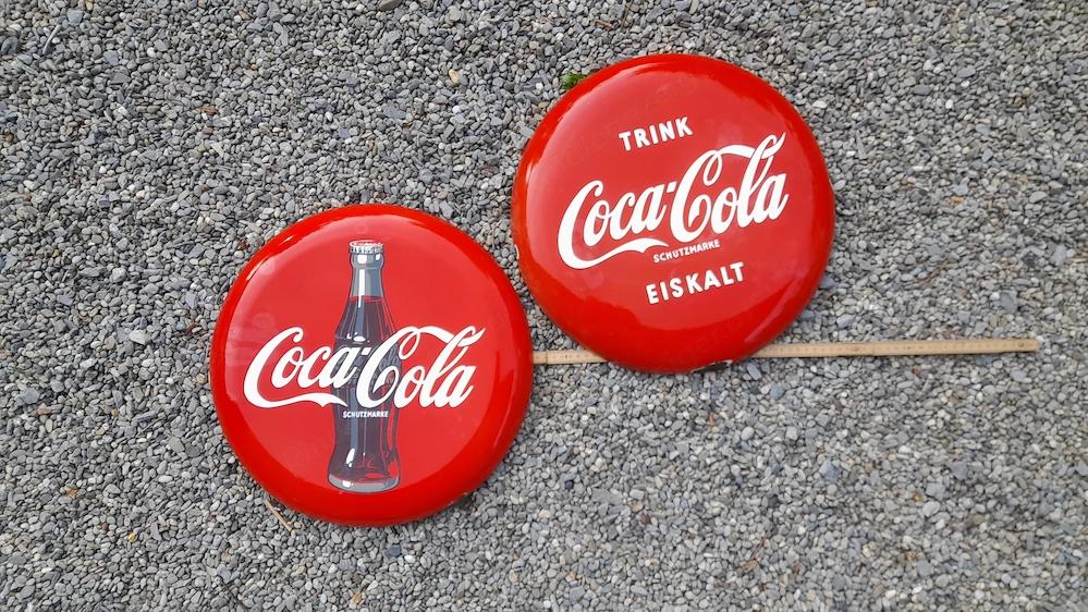 Coca Cola Emailtafeln