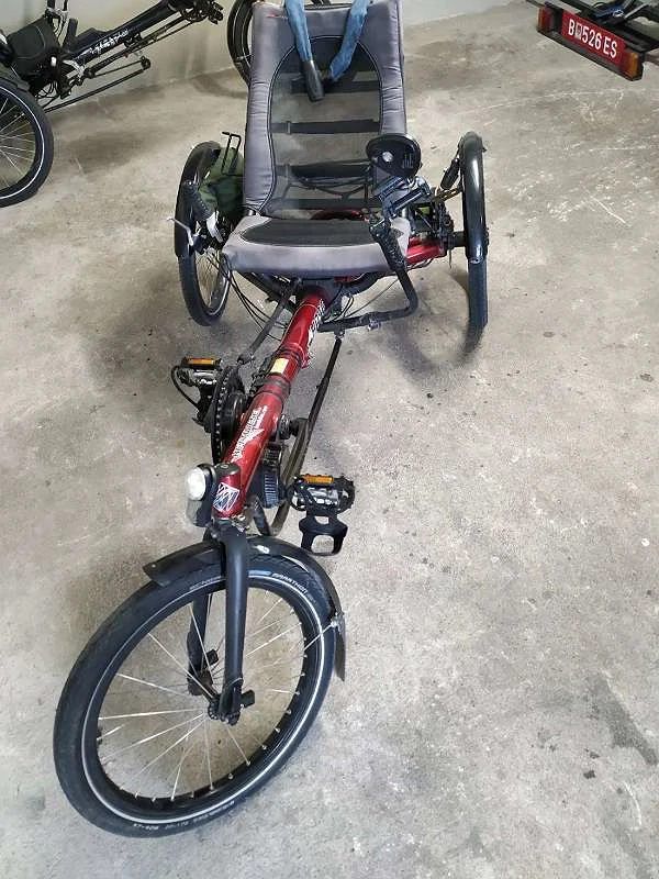 Liegerad Hase Bike mit Antrieb