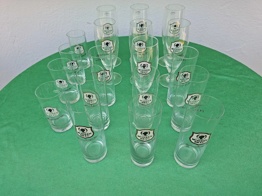 MOHREN BRÄU Gläser von Mäser