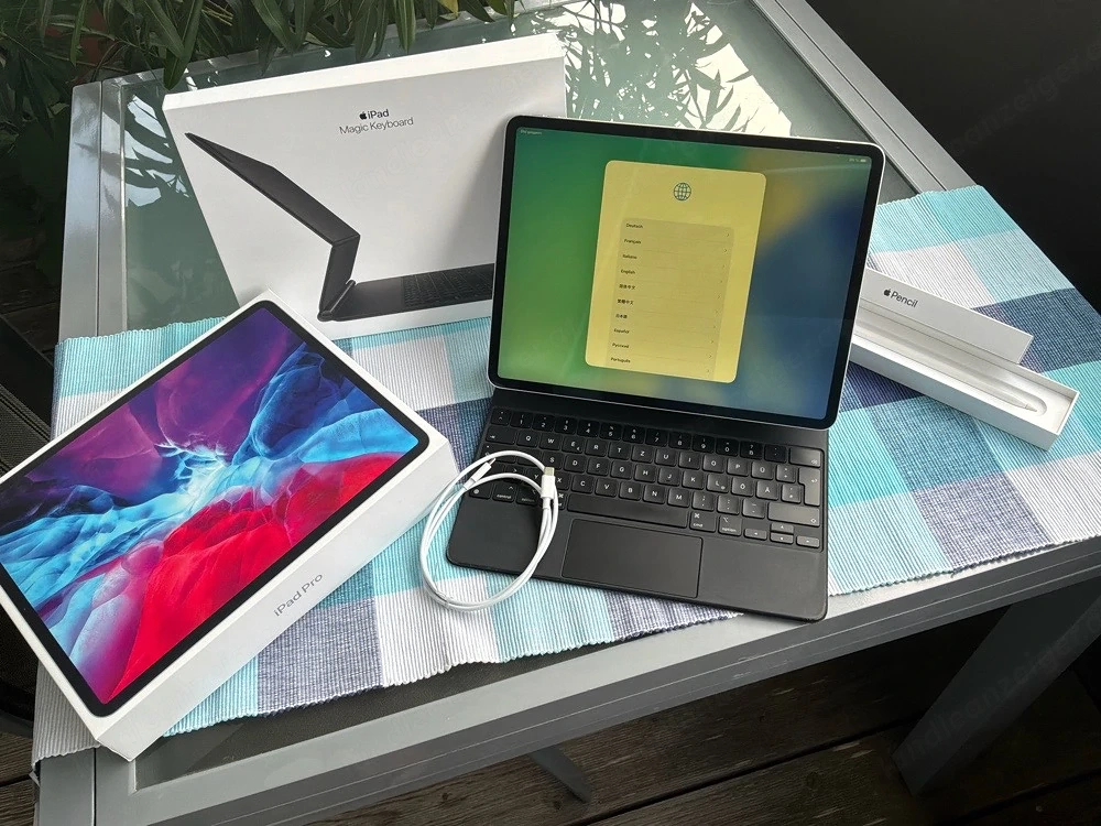 zwei gebrauchte iPad Pro 2020 (12,9 Zoll, Wi-Fi + Cellular, 512 GB) der 4. Generation