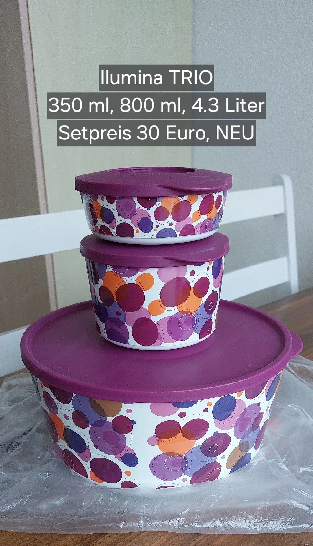 Ilumina Set Tupperware NEU