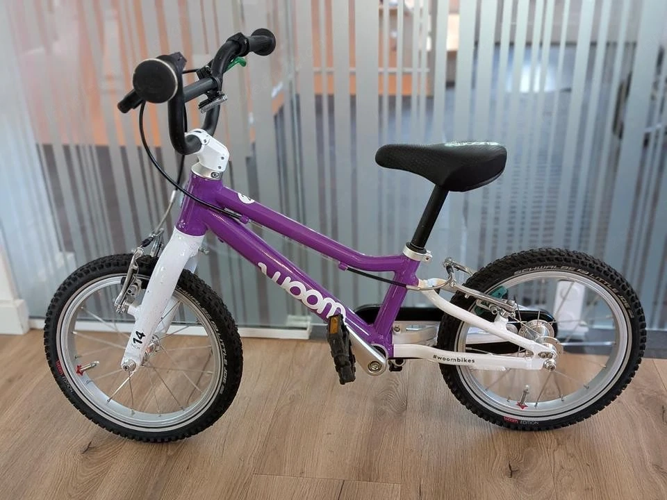 Woom 2 Kinderfahrrad 14 Zoll (lila)
