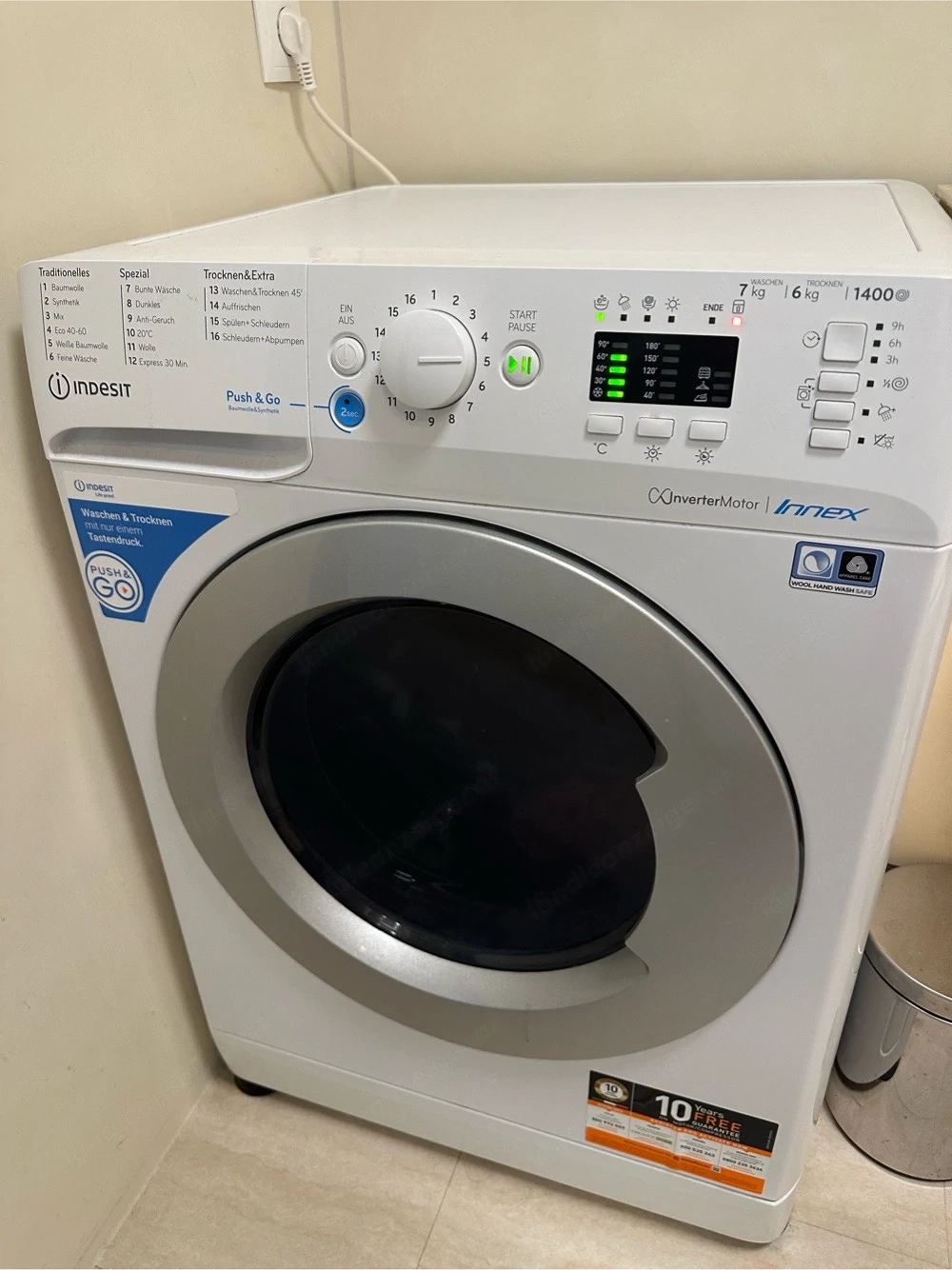 Waschmaschine mit Trocknerfunktion 