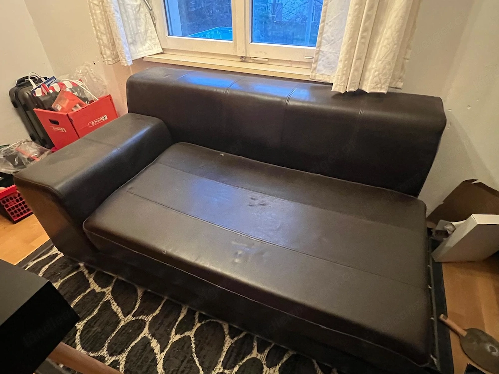 Ikea Echtleder Couch 