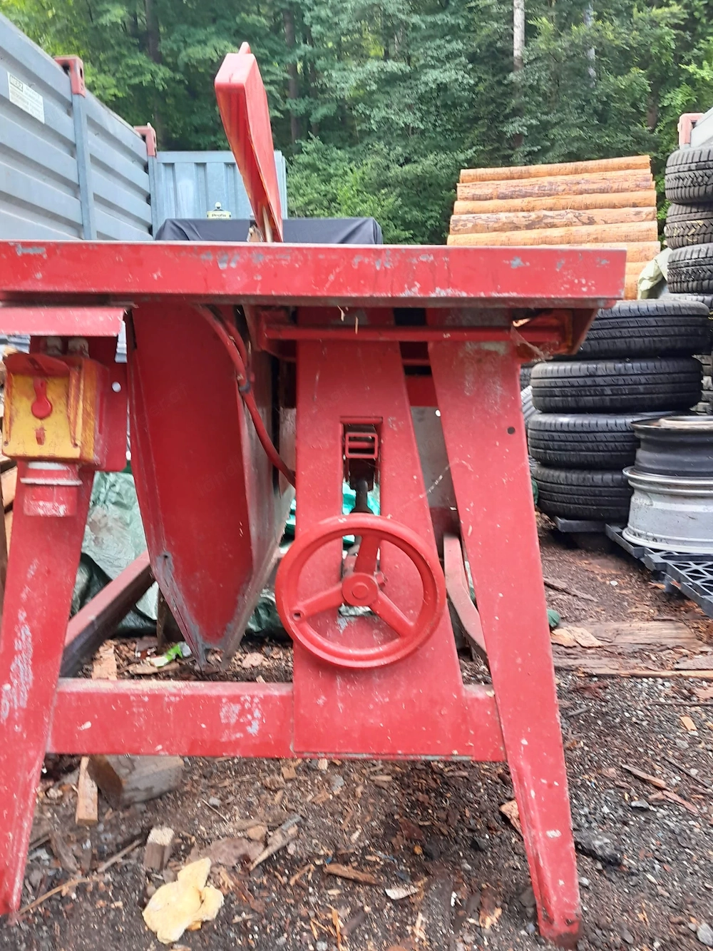 Brennholzsäge 380 Volt um 80 