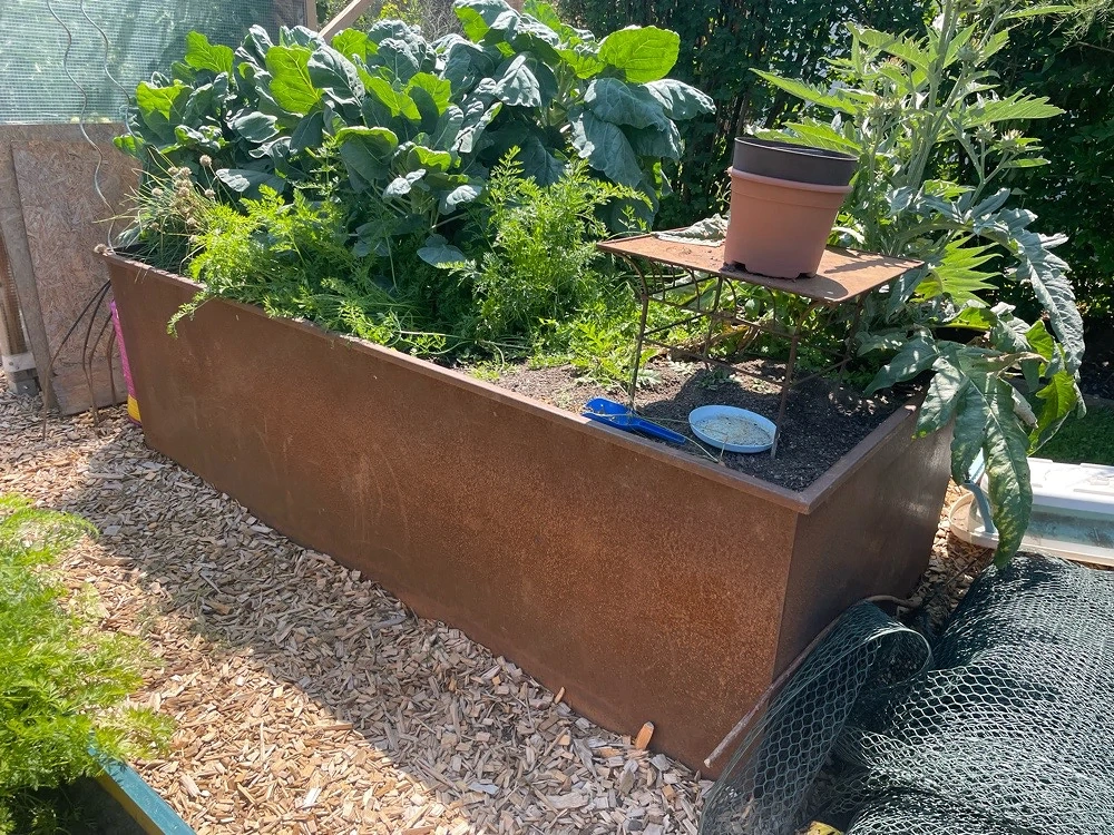 Hochbeet aus Stahl 250x120cm