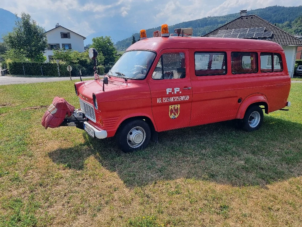 ford transit feuerwehrauto bj 1977 orginalzustand mit pumpe zu verkaufen