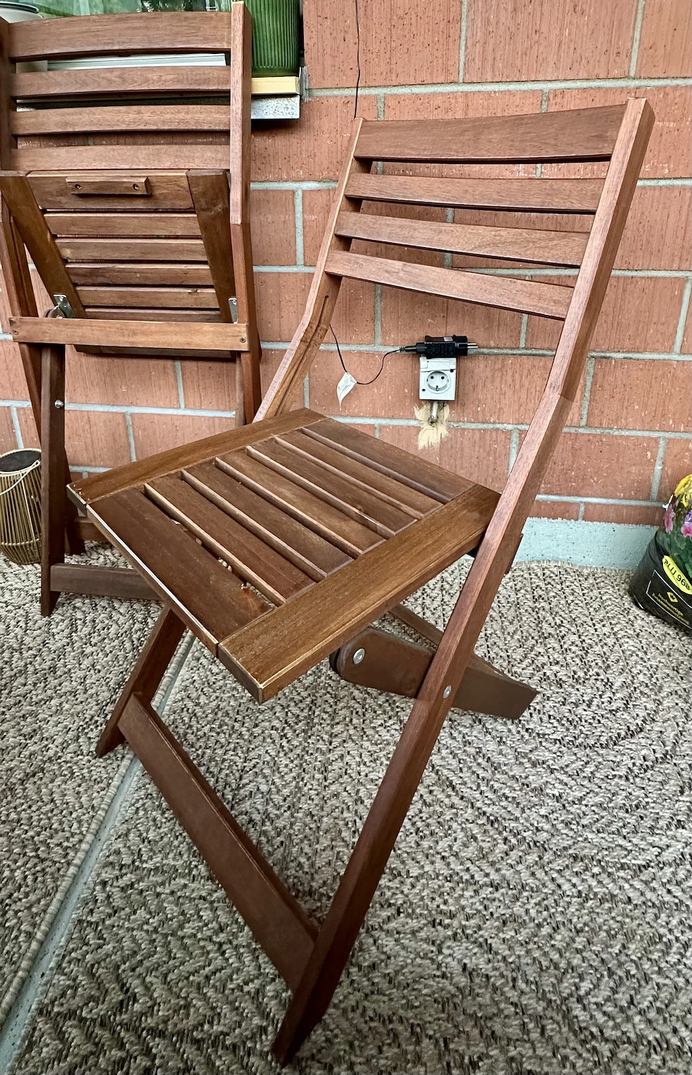 IKEA Gartenstühle Akazienholz