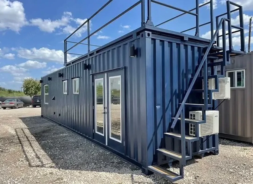 Einzigartiges, modernes Containerhaus mit Panorama-Dachterrasse