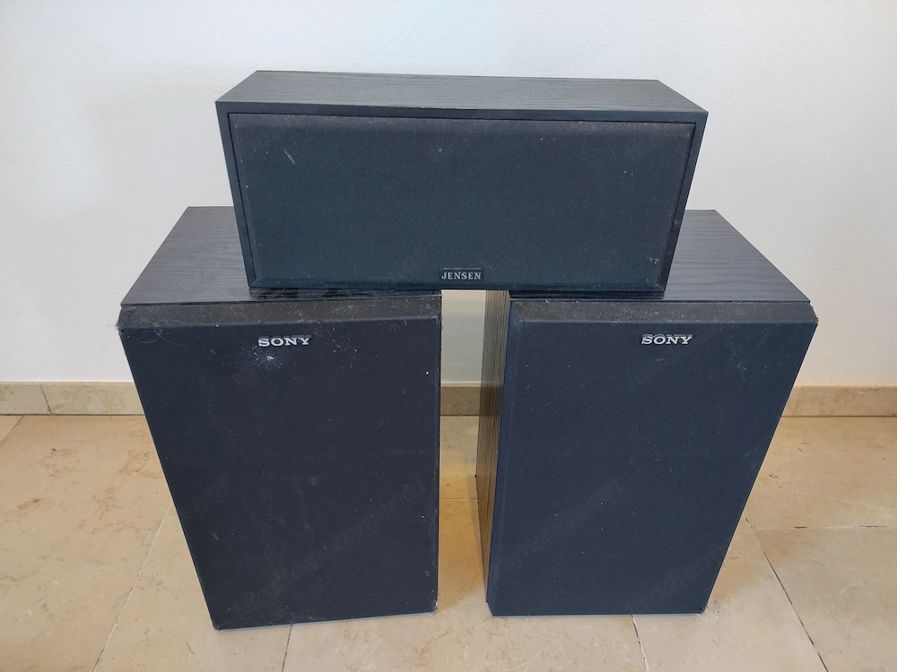 ZU VERSCHENKEN: 2 x Sony Lautsprecher 120W DIN + 1 x Jensen 100W Lautsprecher + Kabel
