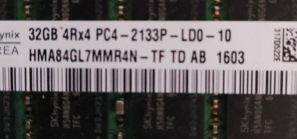 Server Ram,,,,32 GB,,,( 2133 Hz)