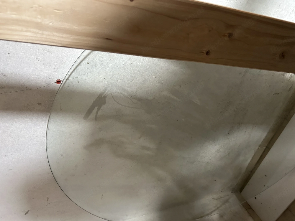 Tischplatte rund Glas 