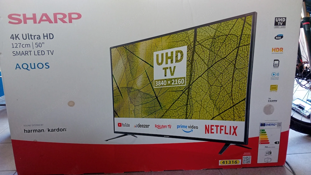 Haushalt Sharp 4K Ultra HD Fernseher