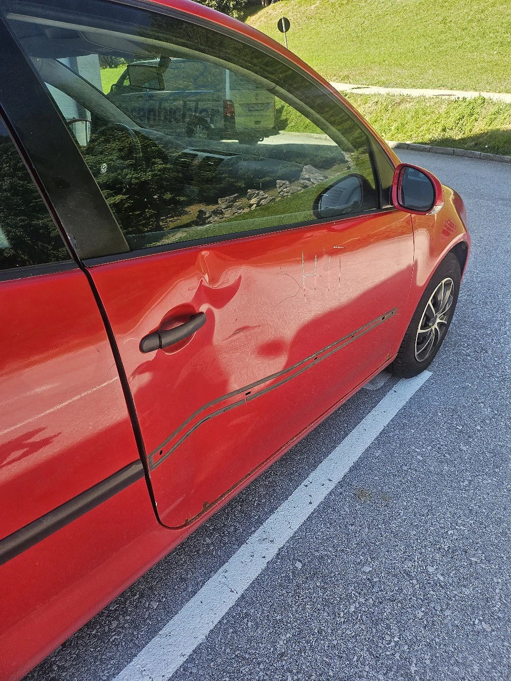 Instandsetzung ( halbwegs ) Tür Golf 5