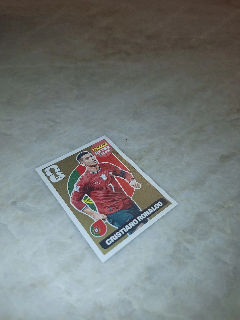 Panini Extrasticker Gold Cristiano Ronaldo 