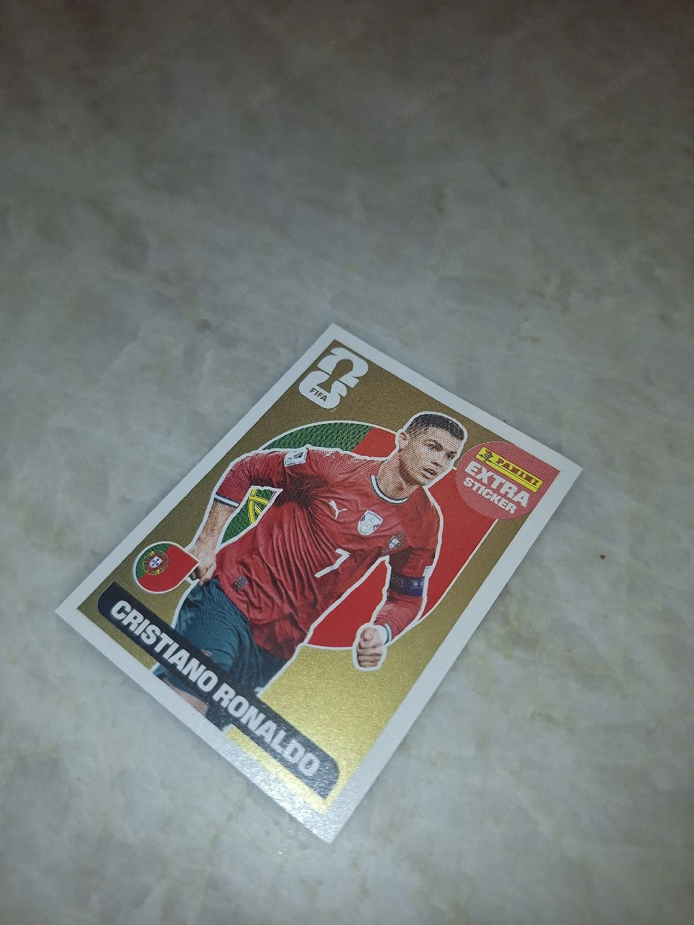 Panini Extrasticker WM 2026 Ronald Gold