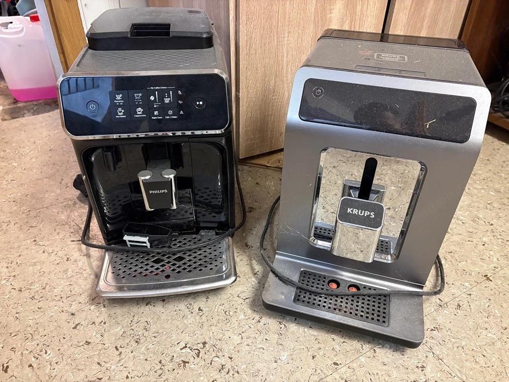 2x kaffevollautomat krups ubd philips 